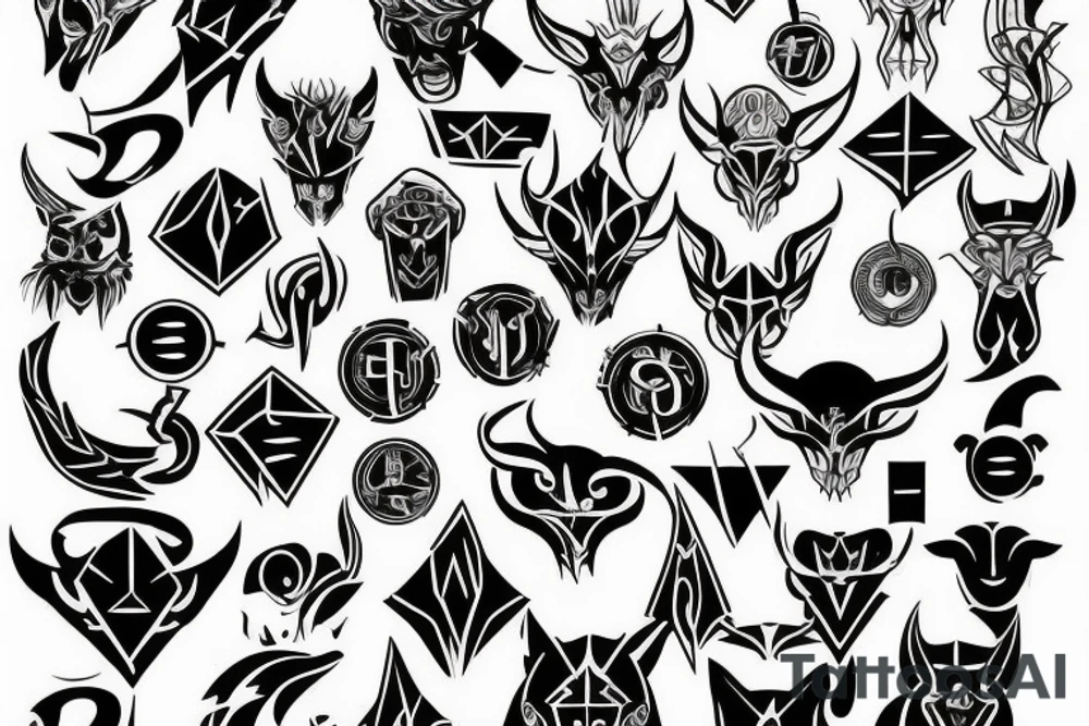 Devil tattoo idea