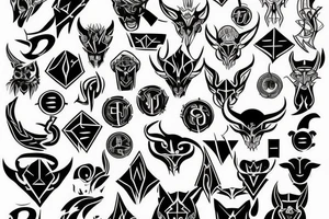 Devil tattoo idea