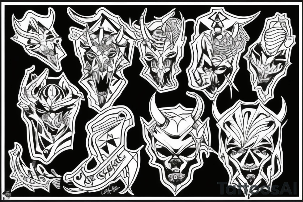 Devil tattoo idea