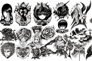Berserk anime tattoo idea