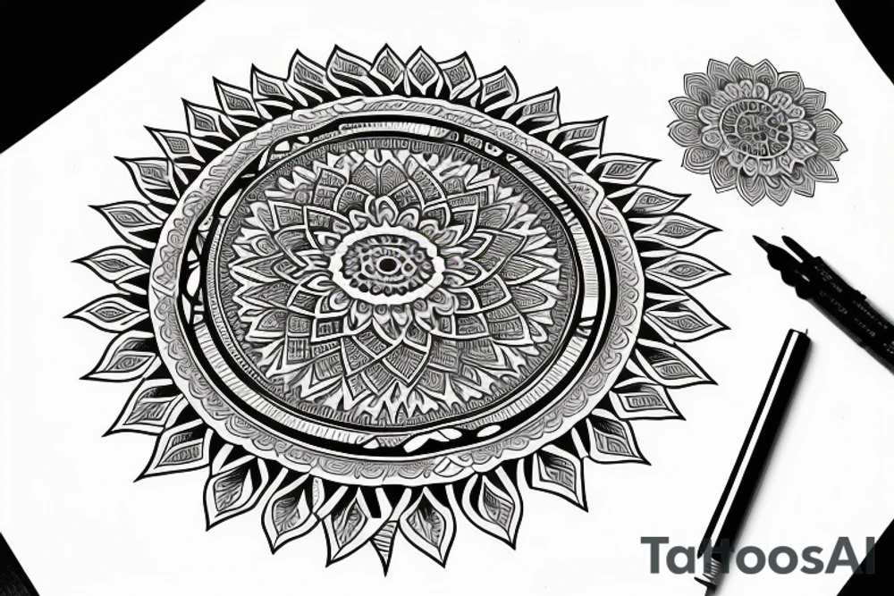 Mandala tattoo idea