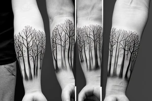 trees, nature, grass
sleeve tattoo idea