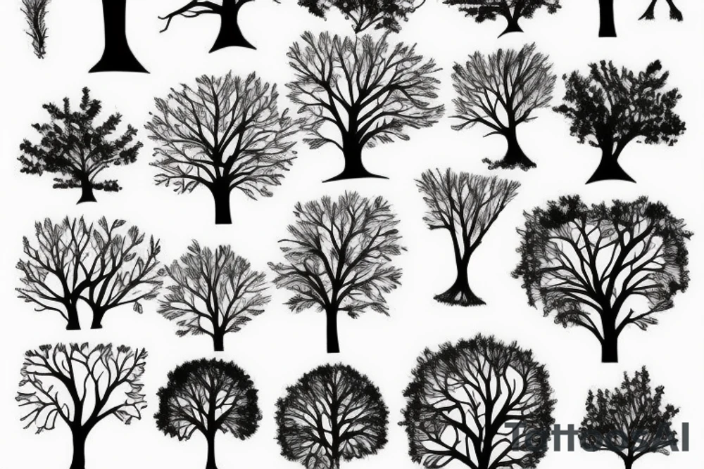 trees, nature, grass
sleeve tattoo idea