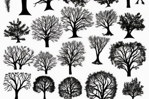 trees, nature, grass
sleeve tattoo idea