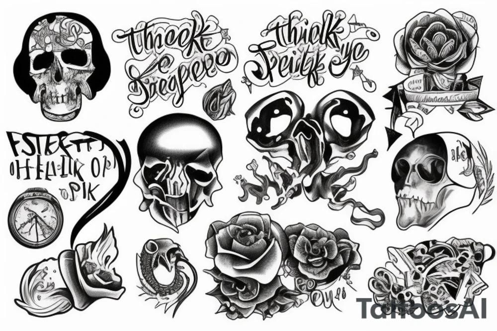 Think before you speak tattoo idea