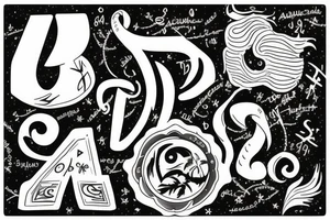 the date 10.02.1957 with the aquarius sign around it tattoo idea