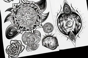 the aquarius star sign tattoo idea
