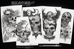 7 deadly sins tattoo idea