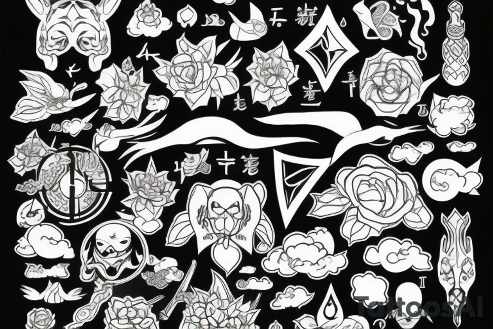 Бабочки tattoo idea