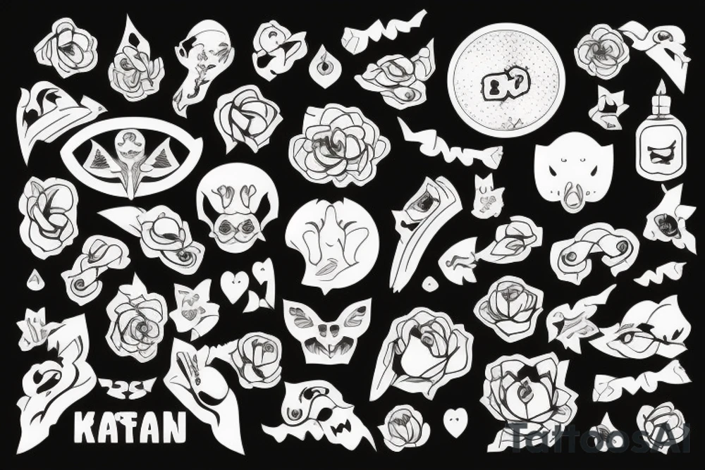 Бабочки tattoo idea