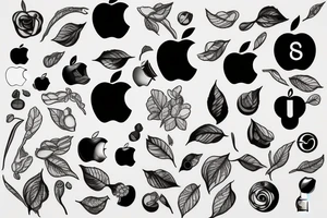 Apple of my eye tattoo idea