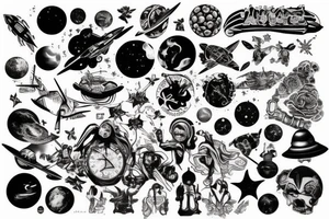 Travel tattoos, space tattoos, matrix tattoos, society is shit tattoos tattoo idea