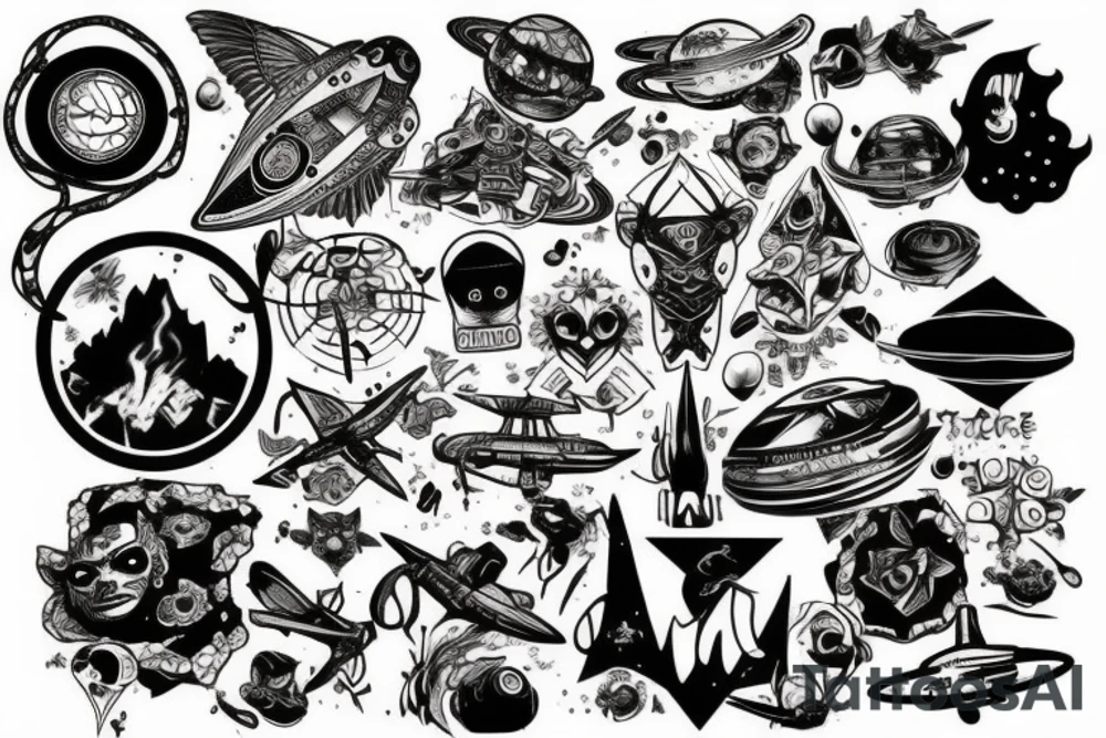 Travel tattoos, space tattoos, matrix tattoos, society is shit tattoos tattoo idea