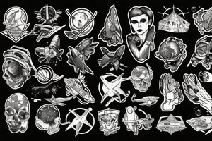 Travel tattoos, space tattoos, matrix tattoos, society is shit tattoos tattoo idea
