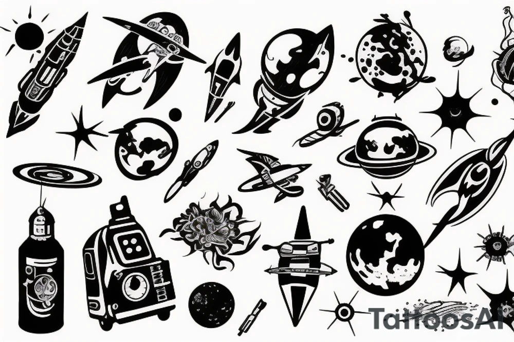 Travel tattoos, space tattoos, matrix tattoos, society is shit tattoos tattoo idea