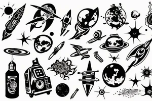 Travel tattoos, space tattoos, matrix tattoos, society is shit tattoos tattoo idea