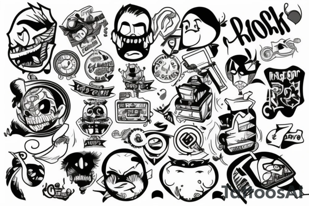 Block tattoo idea