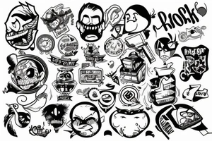 Block tattoo idea
