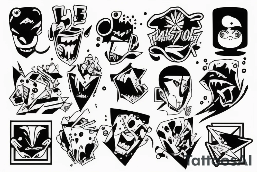 Block tattoo idea