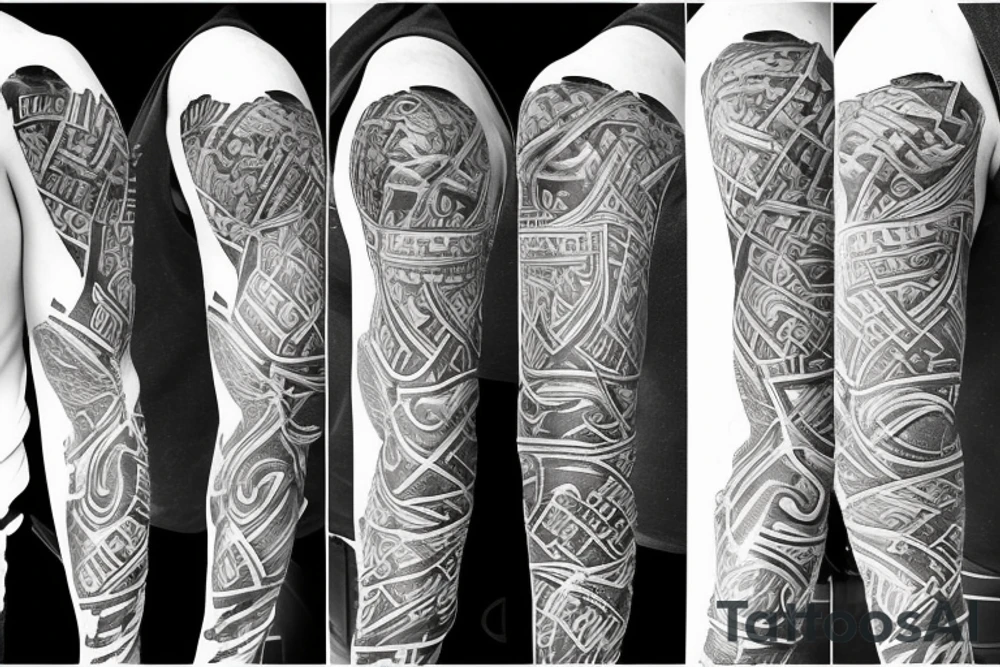 Block letters tattoo idea