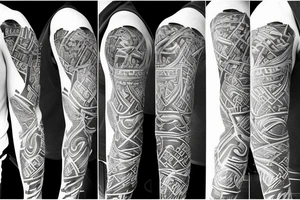 Block letters tattoo idea