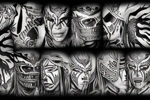 i was born at 11 10 2003, and my parents raise me as a warrior ho never give up tattoo idea