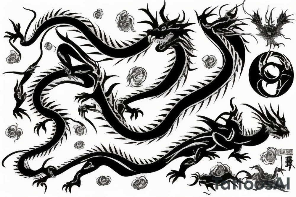 dragon tattoo idea