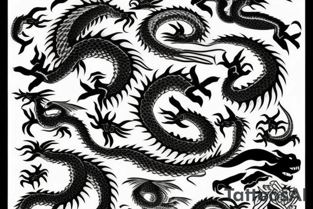 dragon tattoo idea
