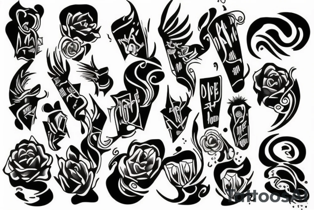 Sunset tattoo idea