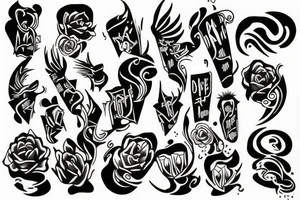 Sunset tattoo idea