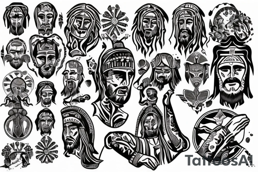 Jesus, cross, bibleverse tattoo idea
