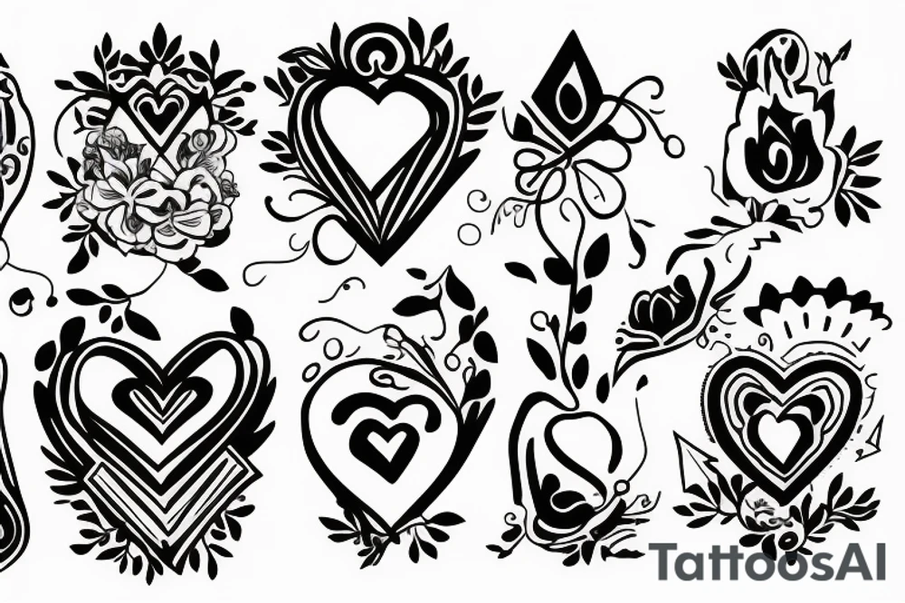 Secret love and pretending tattoo idea