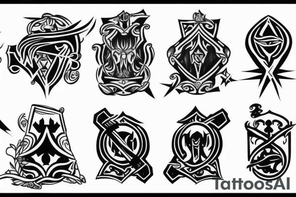 Ace of spades tattoo idea