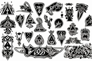 Ace of spades tattoo idea