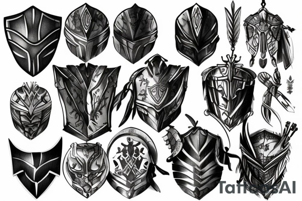 Armor tattoo idea