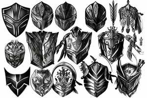 Armor tattoo idea