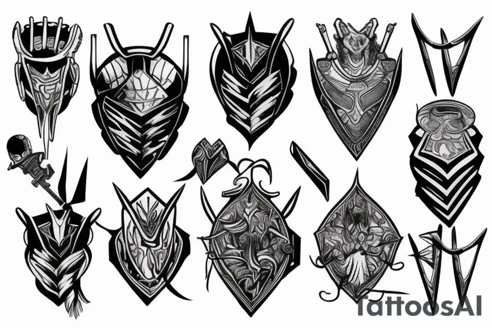 Armor tattoo idea