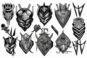 Armor tattoo idea