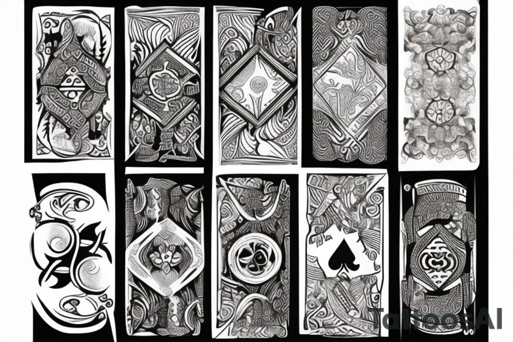 Deck of cards tattoo idea