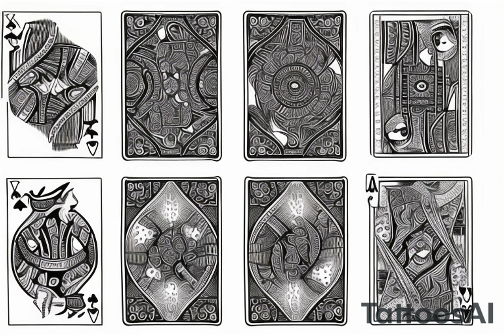 Deck of cards tattoo idea