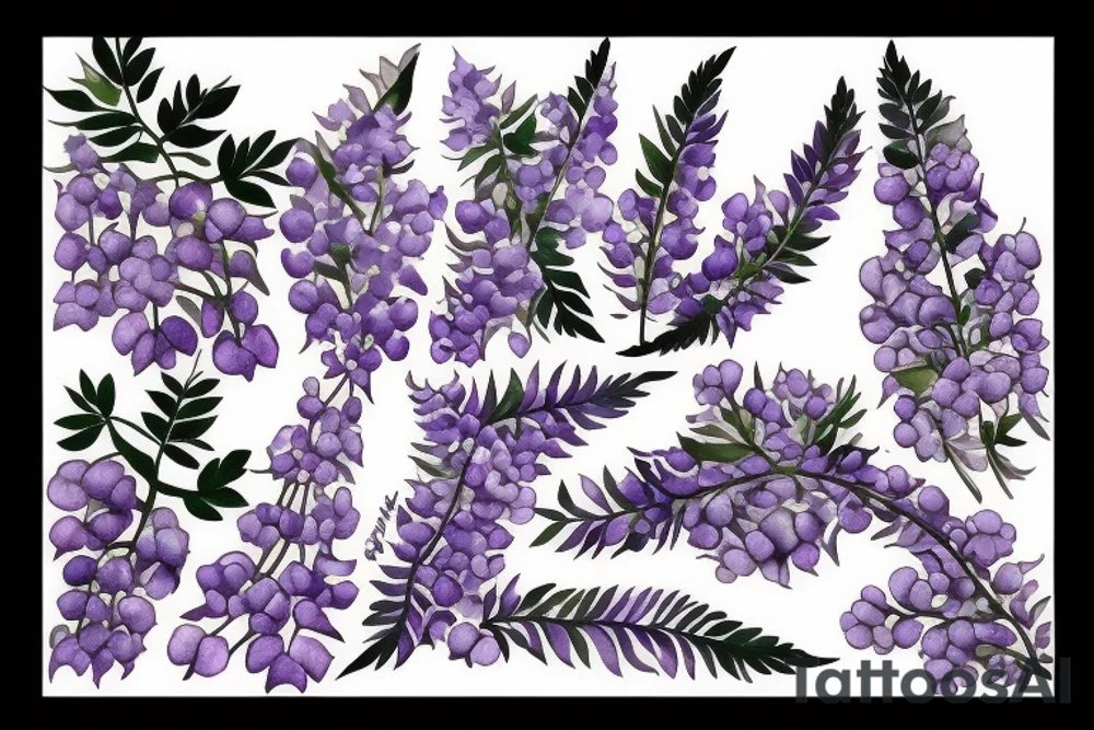 Wisteria tattoo idea