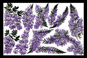 Wisteria tattoo idea