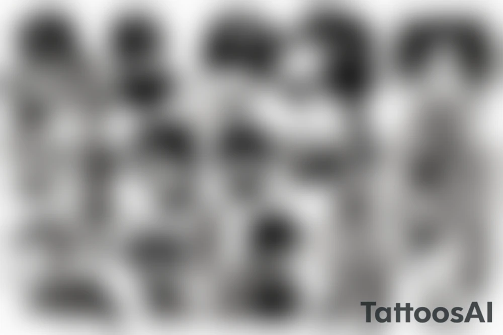 juice wrld with  eazy e tattoo idea