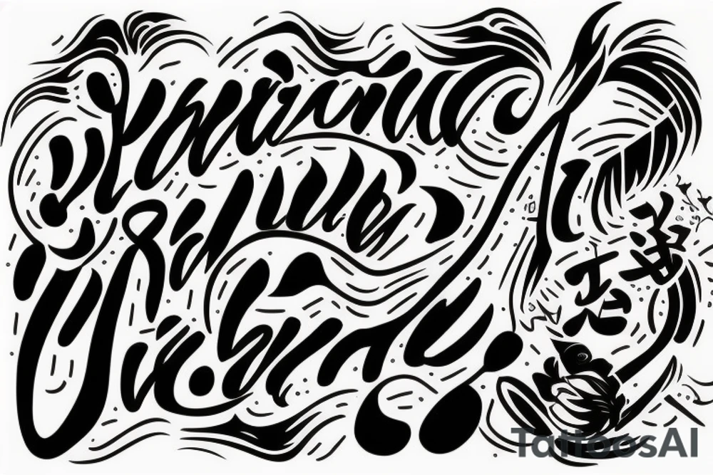 palabra resiliencia en chino tattoo idea