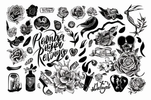 palabra resiliencia en ingles tattoo idea
