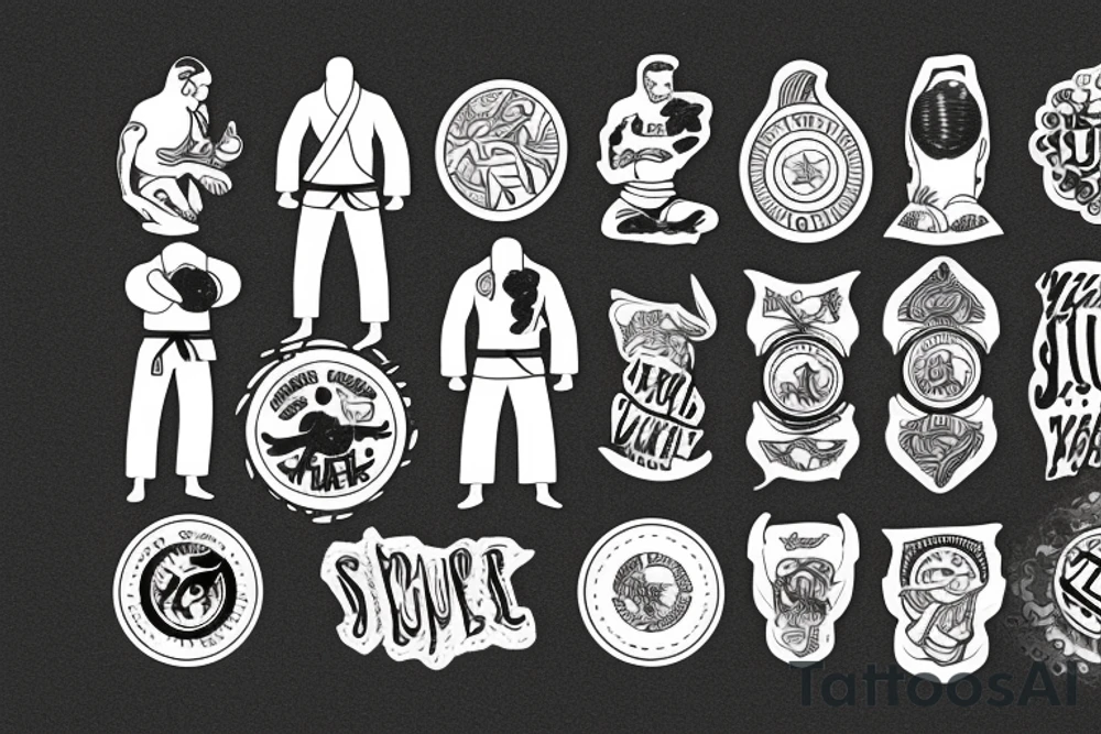 Jiu jitsu tattoo idea