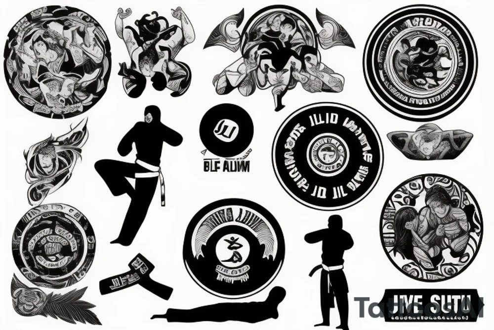 Jiu jitsu tattoo idea