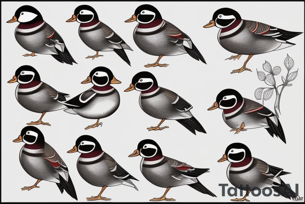 Wood duck tattoo idea