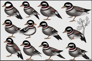 Wood duck tattoo idea