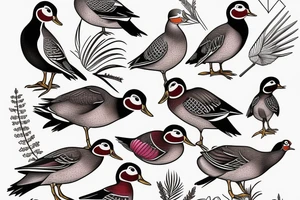 Wood duck tattoo idea